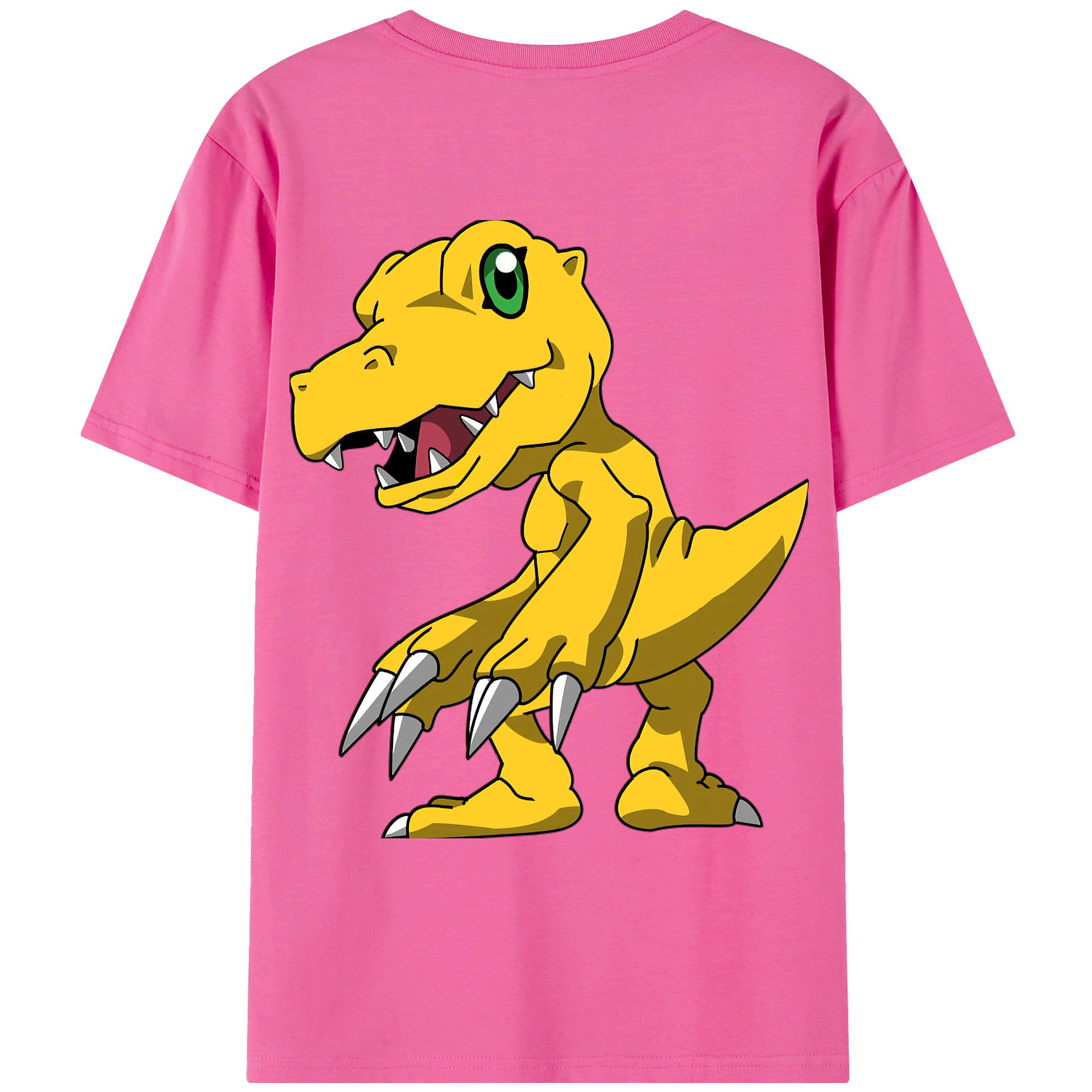 （画像用） Digimon デジタルモンスター/デジモン レディース半袖Tシャツ(バックプリント)